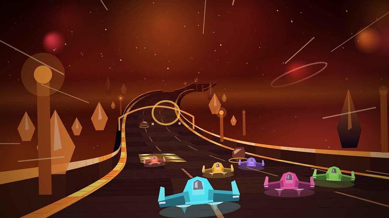 Nebula Racer – klíčová grafika