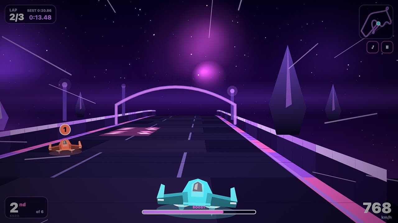 Screenshot 1 di 4 di Nebula Racer