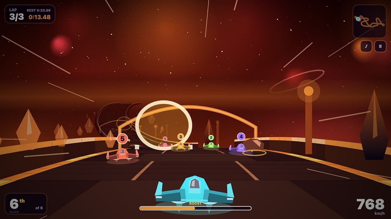 Screenshot 3 di 4 di Nebula Racer