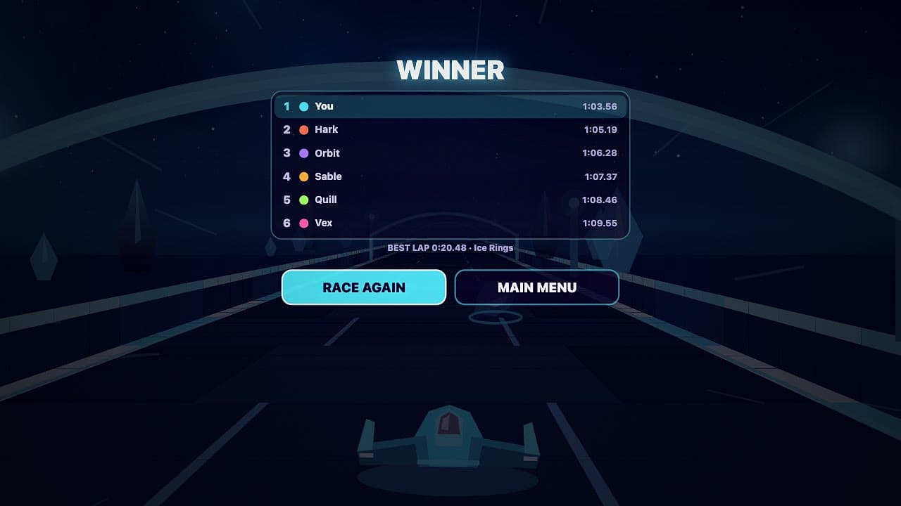 Screenshot 4 di 4 di Nebula Racer