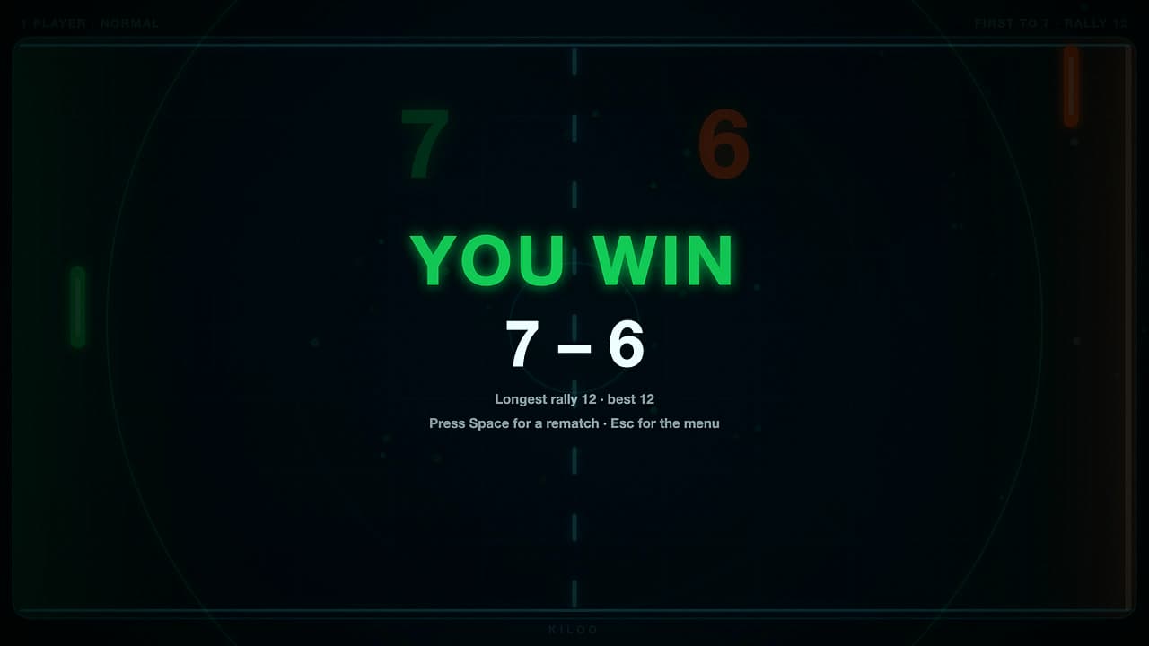 Neon Pong screenshot 4 of 4