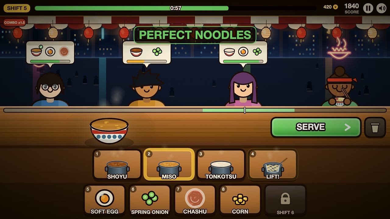 Skjermbilde 2 av 4 fra Noodle Bar