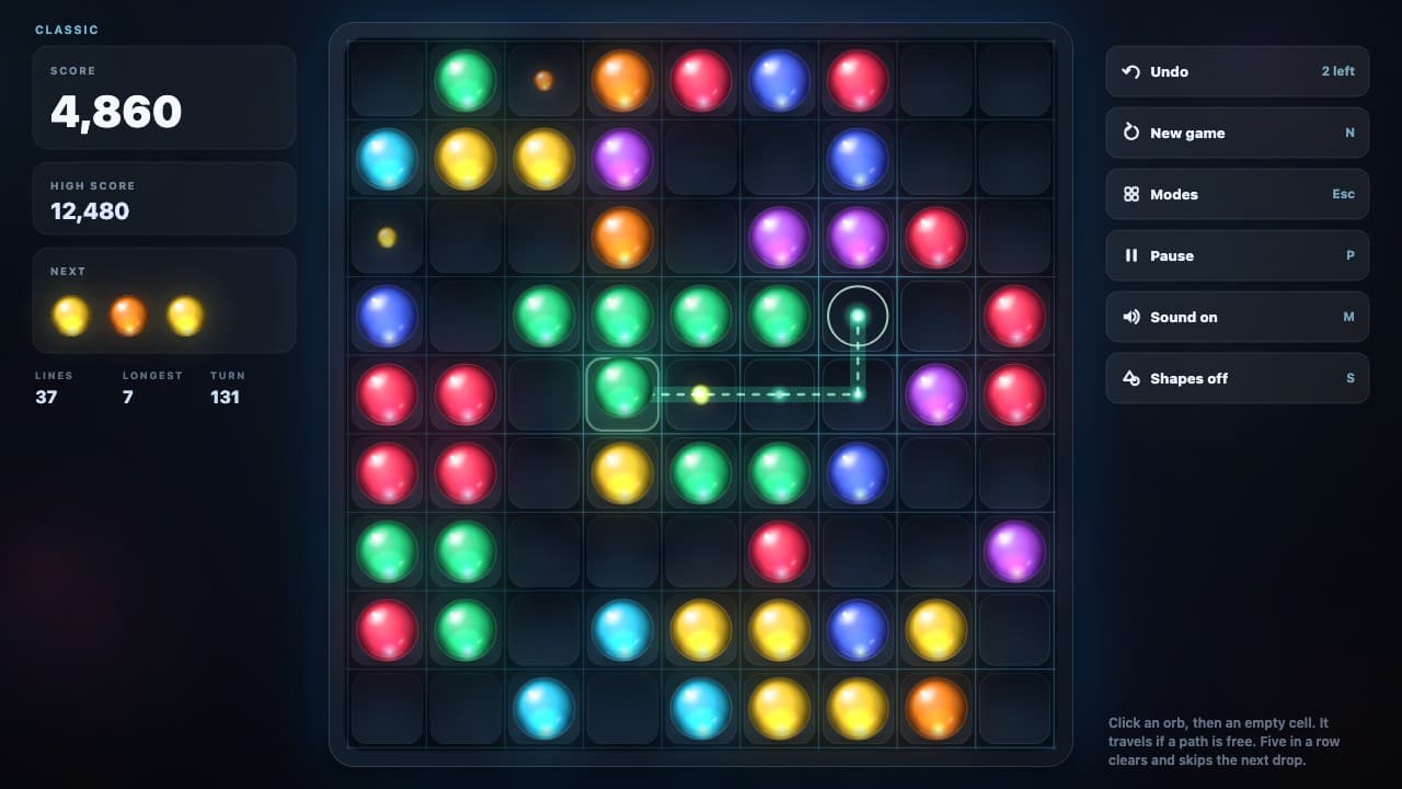 Orb Lines – snímek 1 z 4