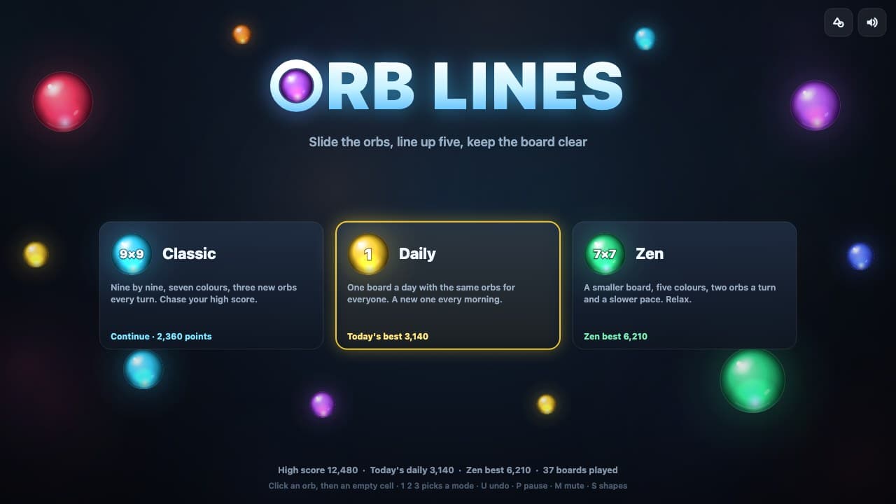 Orb Lines – snímek 3 z 4