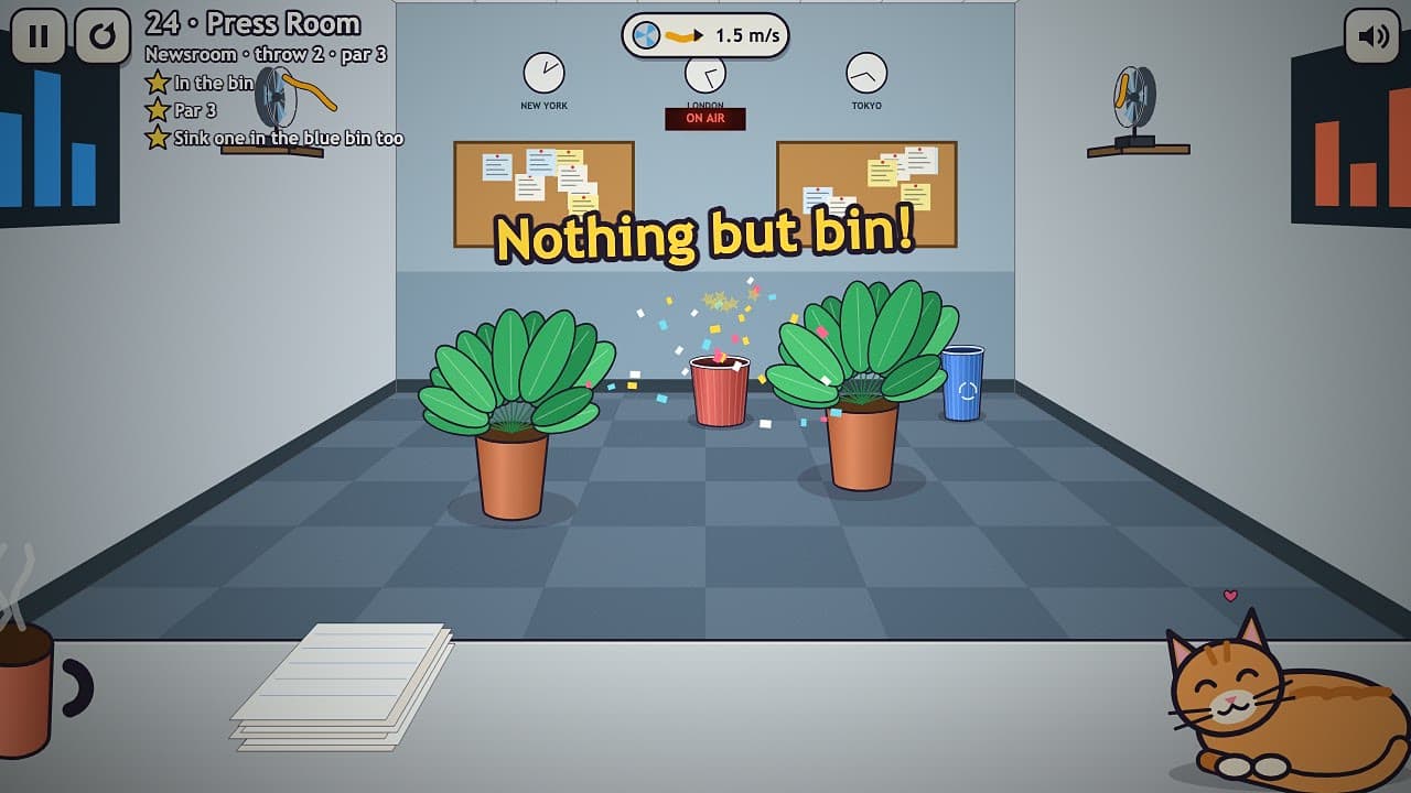 Paper Toss screenshot 2 of 4