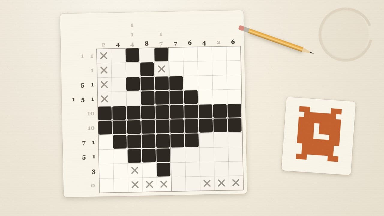 Picture Cross – klíčová grafika