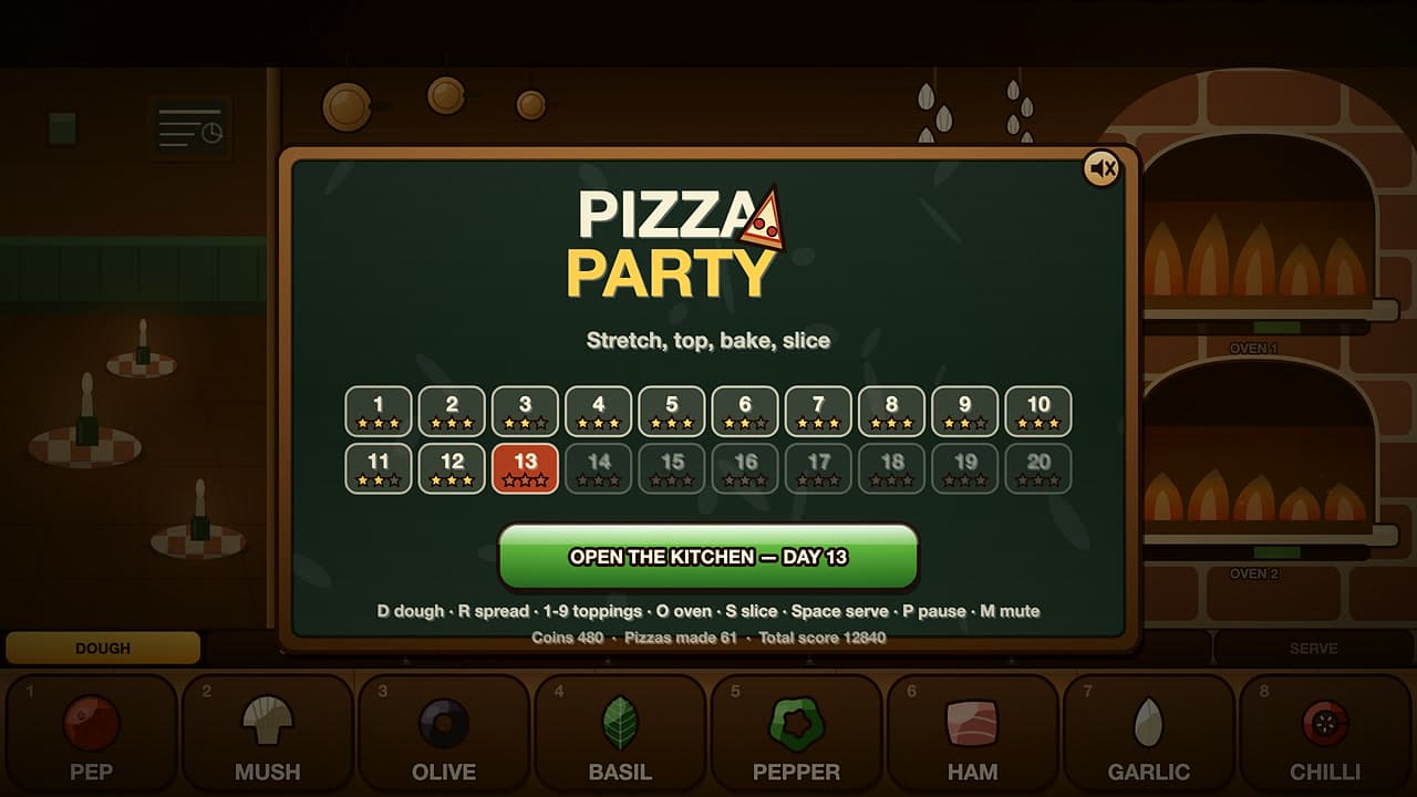 Pizza Party – skærmbillede 1 af 4