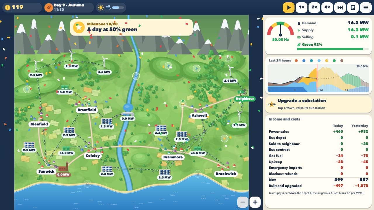 Power Grid – skærmbillede 2 af 4