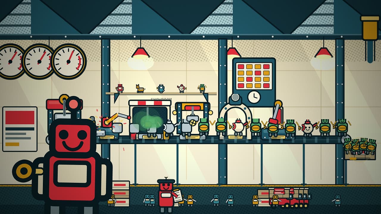 Robot Factory – klíčová grafika