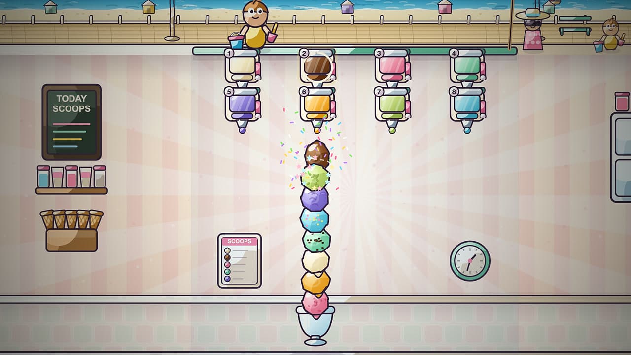 Scoop Shop – klíčová grafika