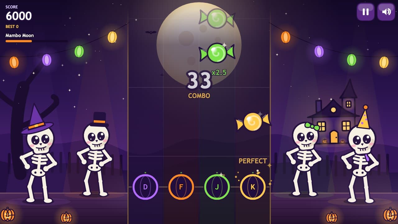 Screenshot 1 van 4 van Skeleton Dance