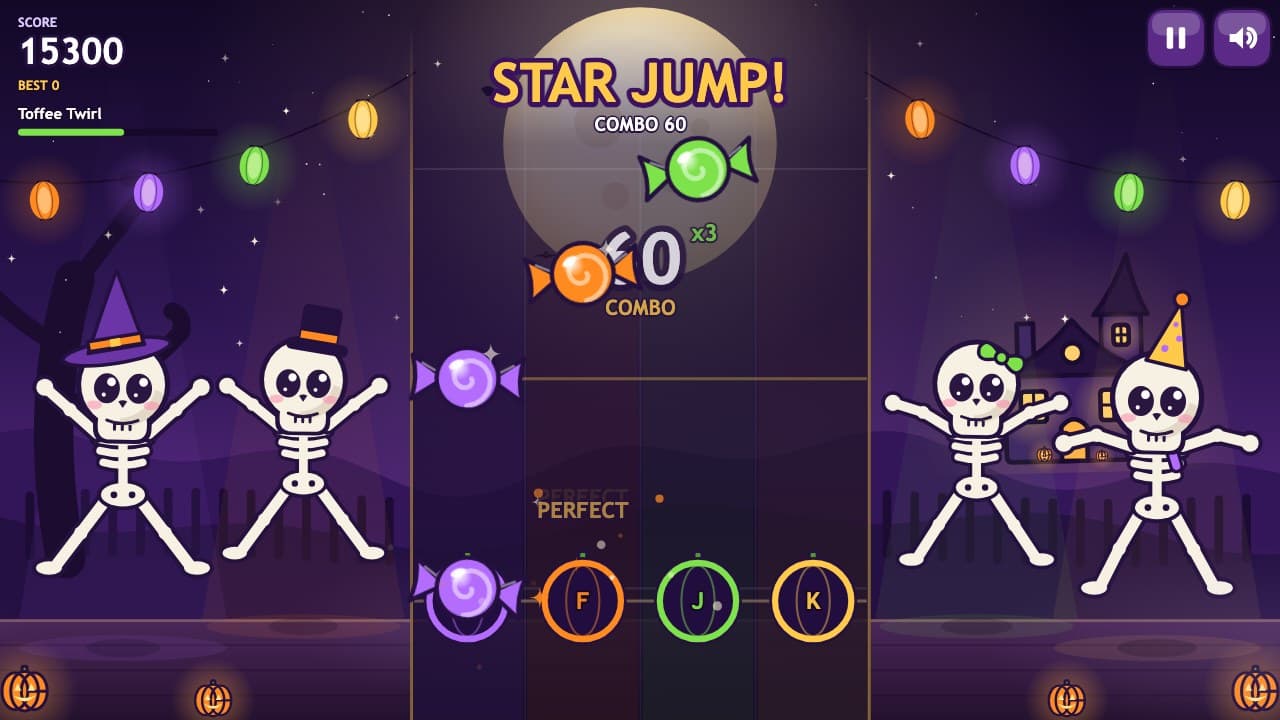 Screenshot 2 van 4 van Skeleton Dance