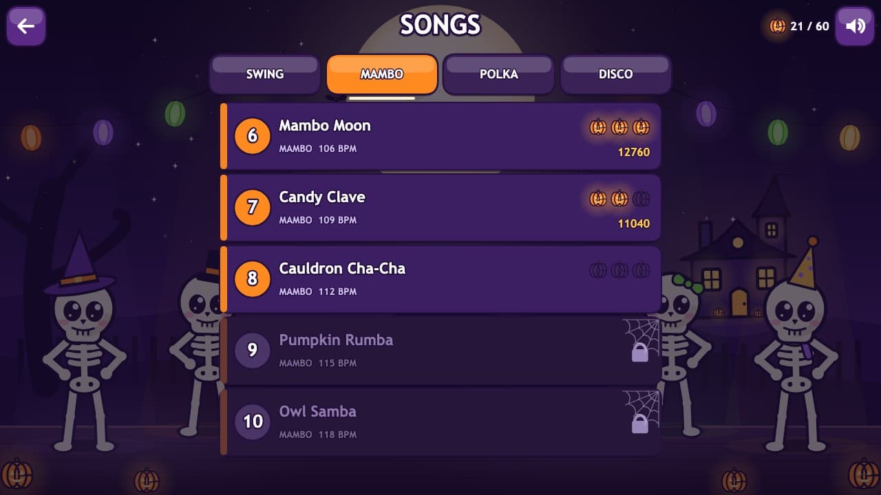 Screenshot 3 van 4 van Skeleton Dance