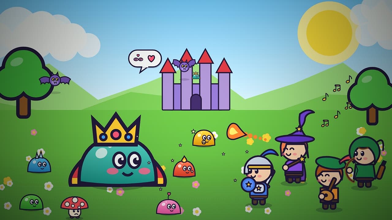 Slime Saga – klíčová grafika