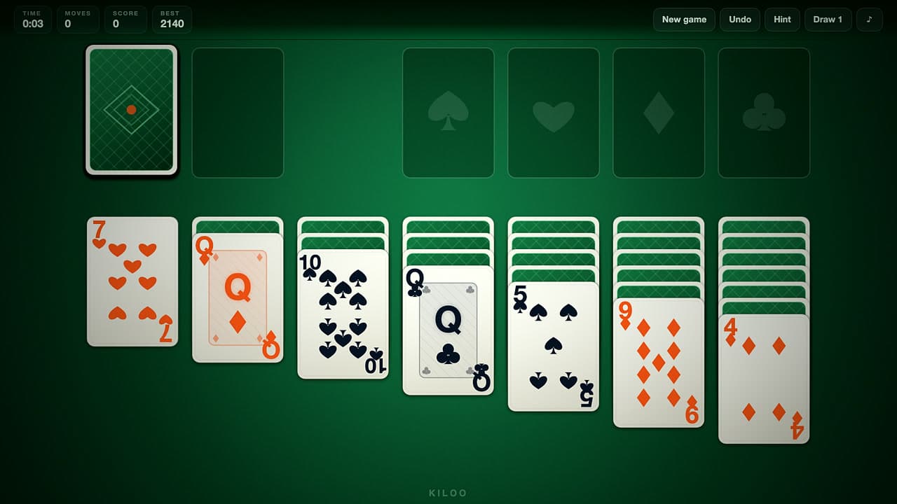 Captura de tela 1 de 4 de Solitaire