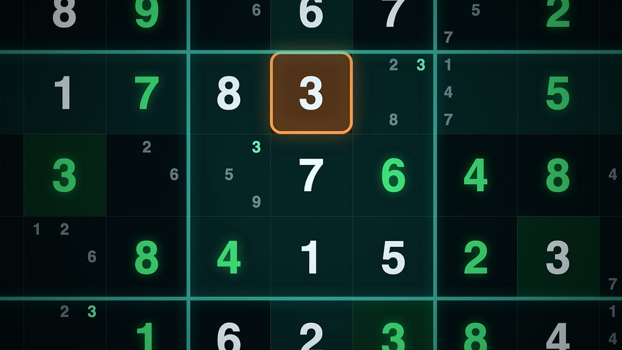 Sudoku – klíčová grafika