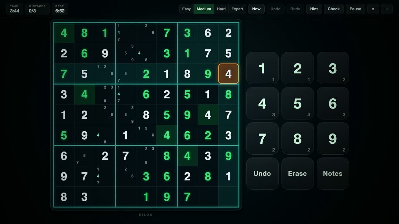 Sudoku Screenshot 2 von 4