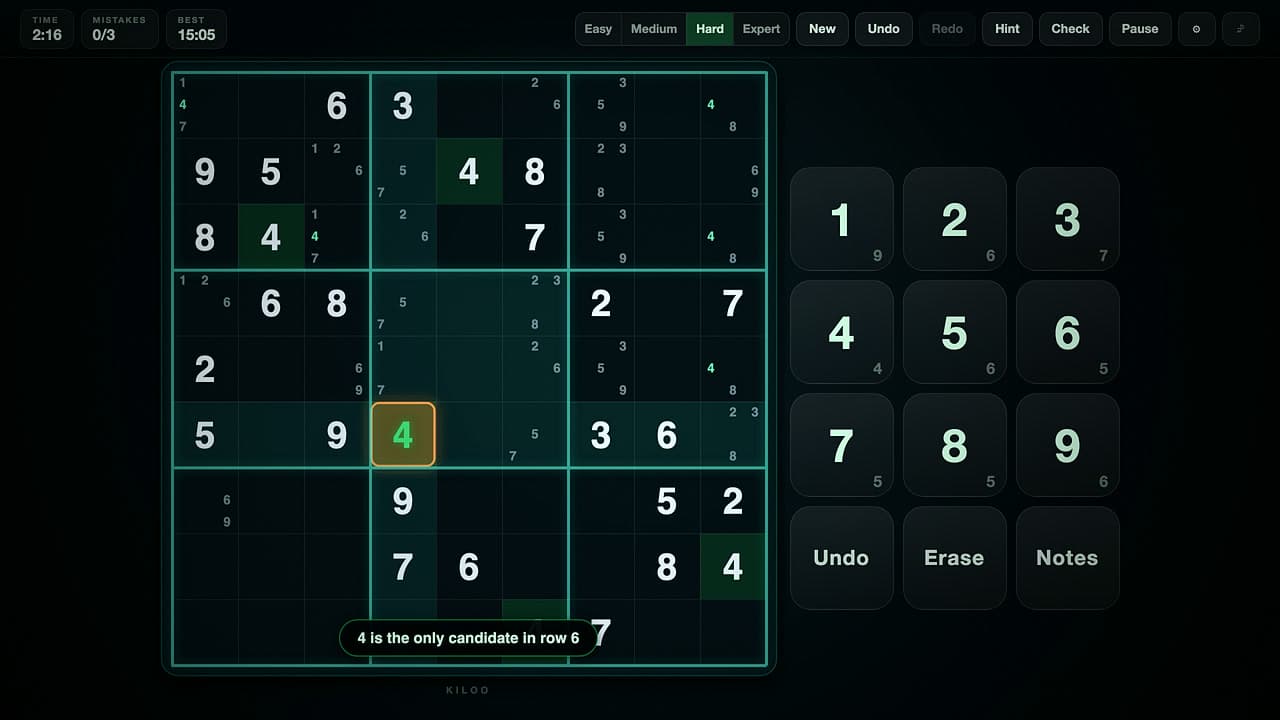 Sudoku Screenshot 3 von 4