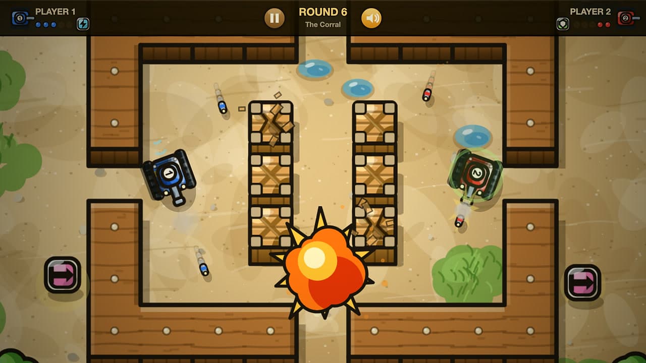 Tank Duel – klíčová grafika