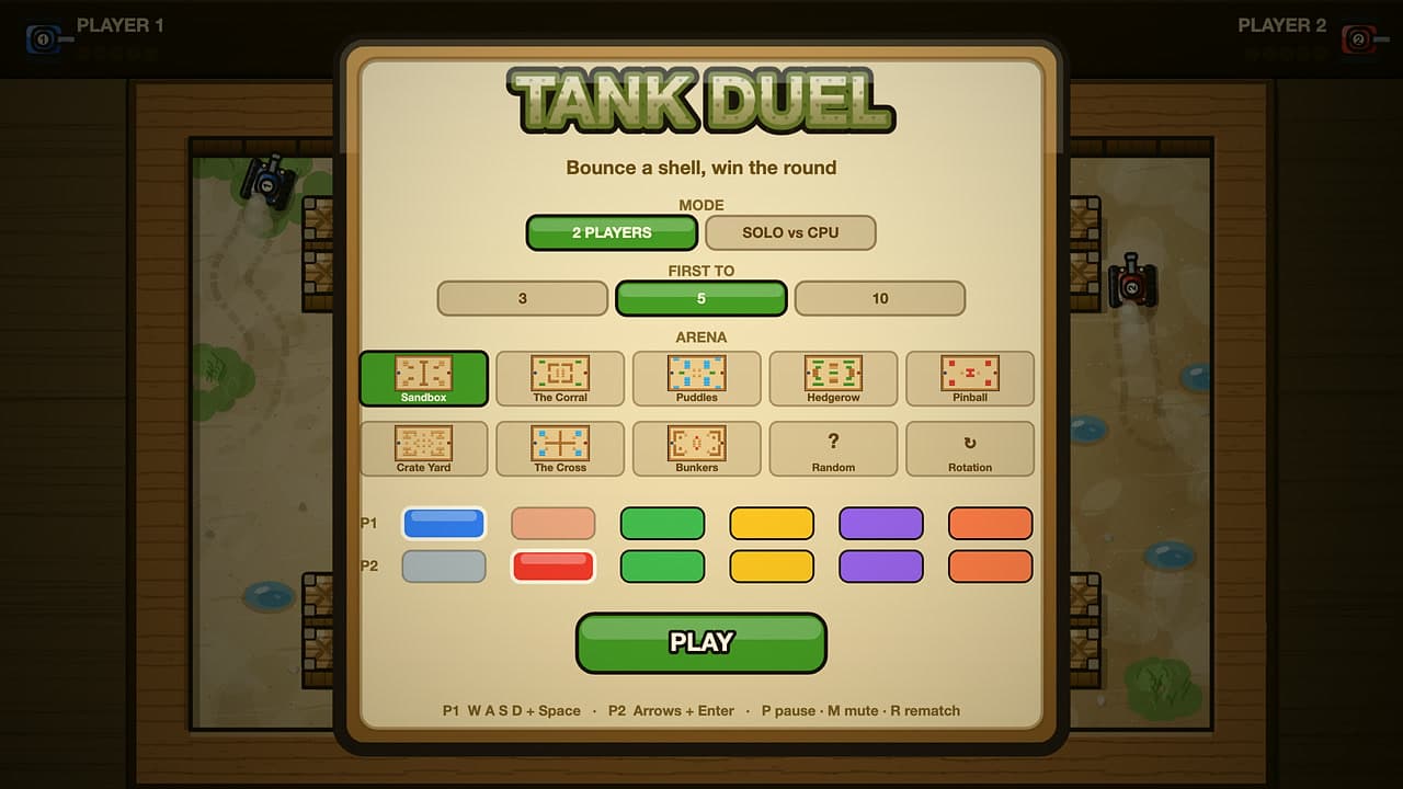Tank Duel – skærmbillede 1 af 4