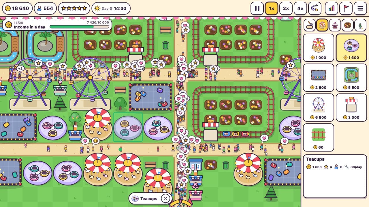 Theme Park Planner – snímek 1 z 4