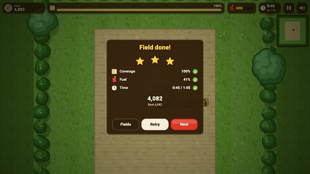 Skärmbild 4 av 4 från Tractor Fields