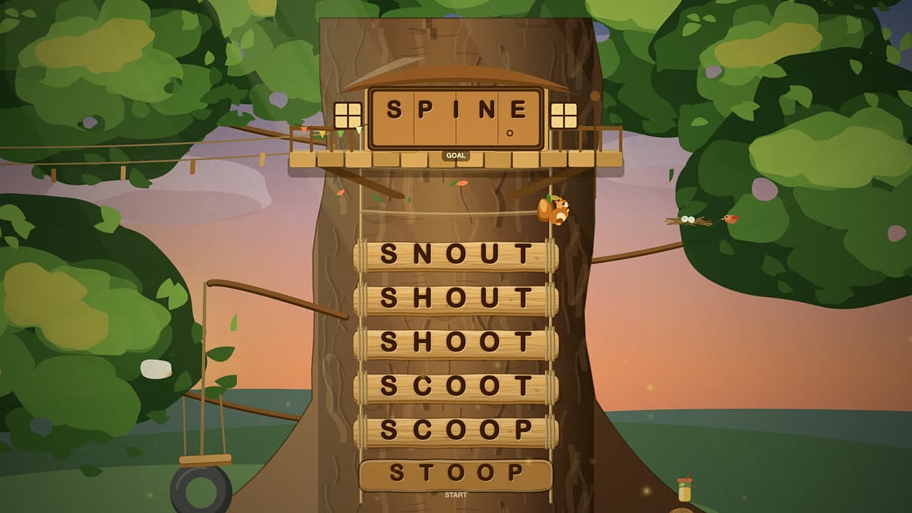 Word Ladder – klíčová grafika