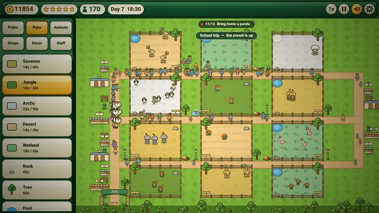 Zoo Planner – skærmbillede 2 af 4