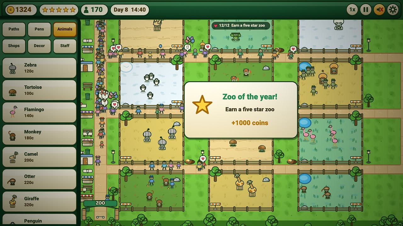 Zoo Planner – skærmbillede 4 af 4