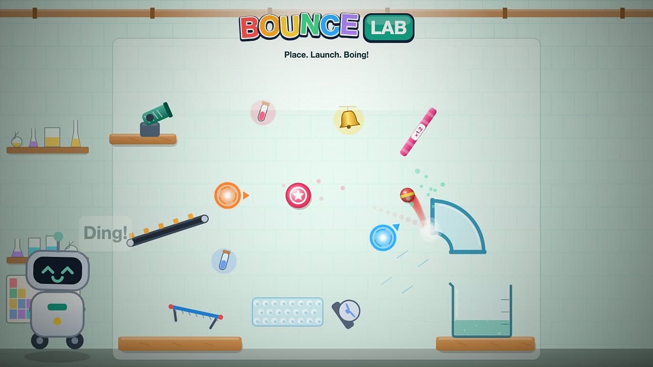 Bounce Lab – klíčová grafika