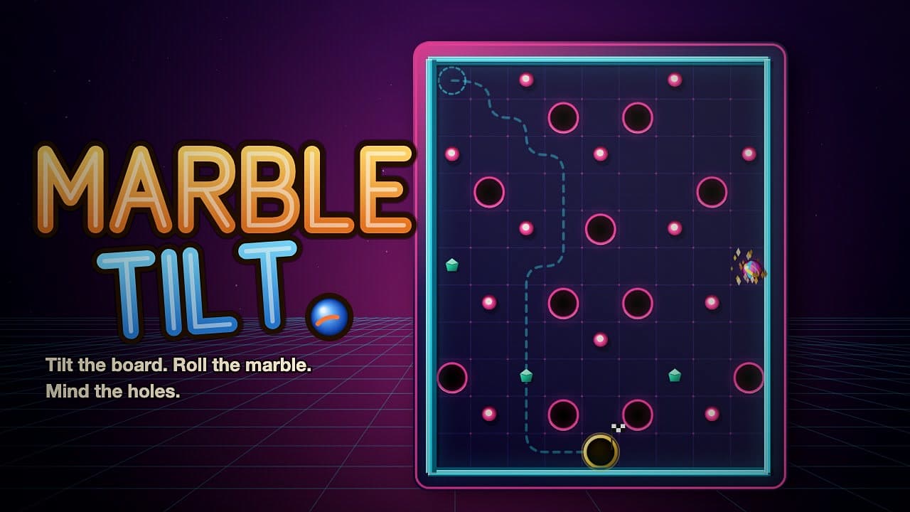 Marble Tilt – klíčová grafika