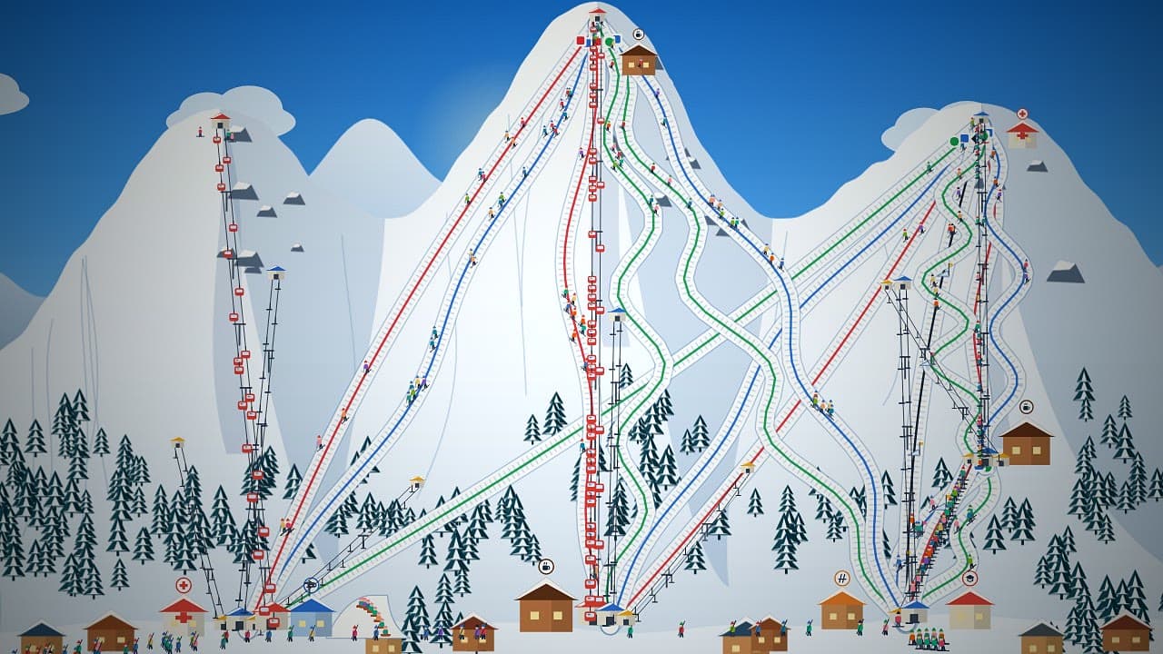 Ski Resort – klíčová grafika