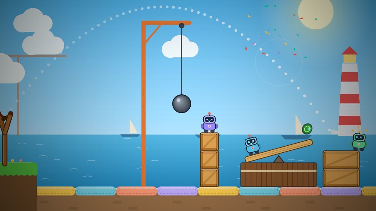 Slingshot Siege – klíčová grafika